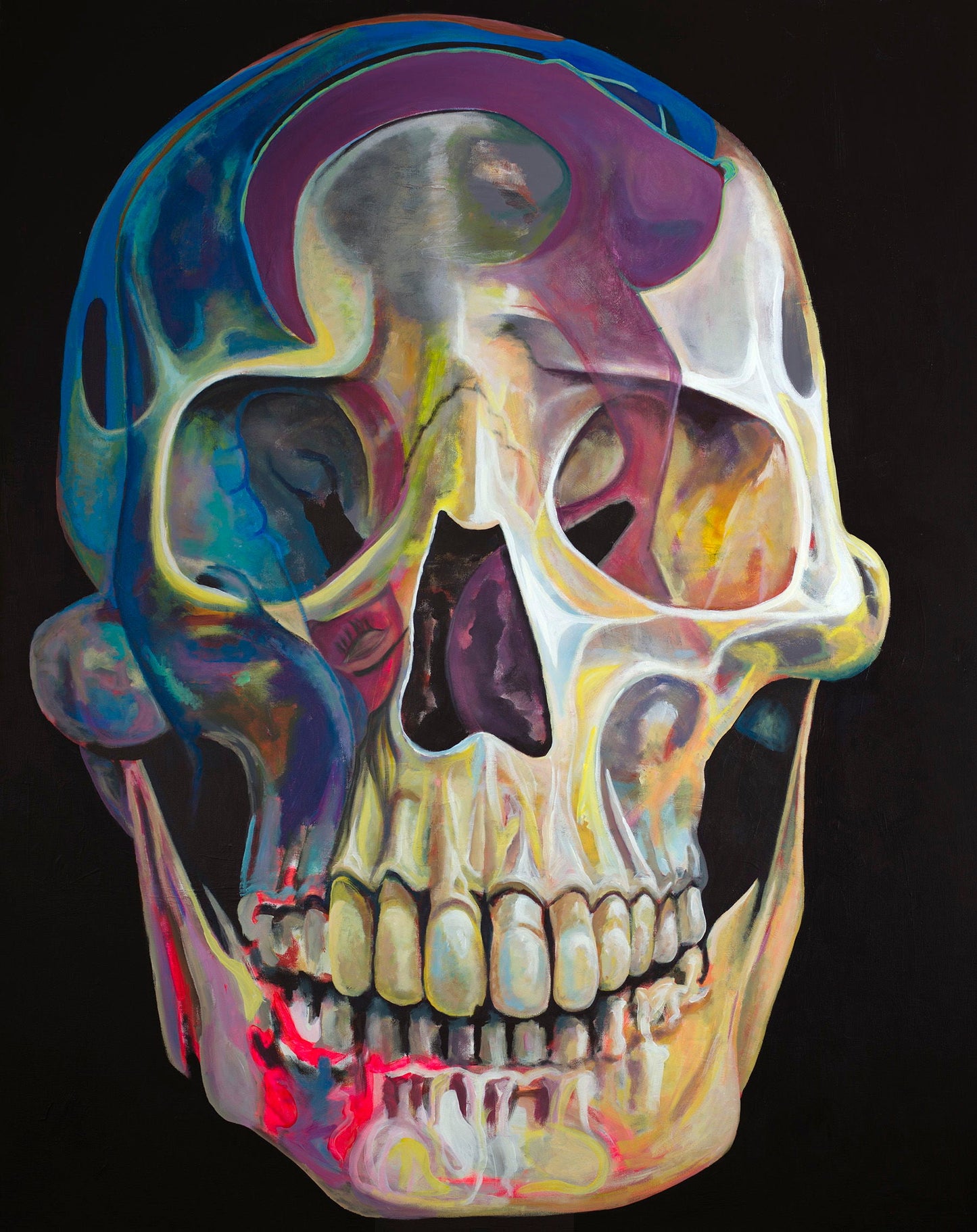 Haunted Skull By Andy Beauchamp - Black Classy Art