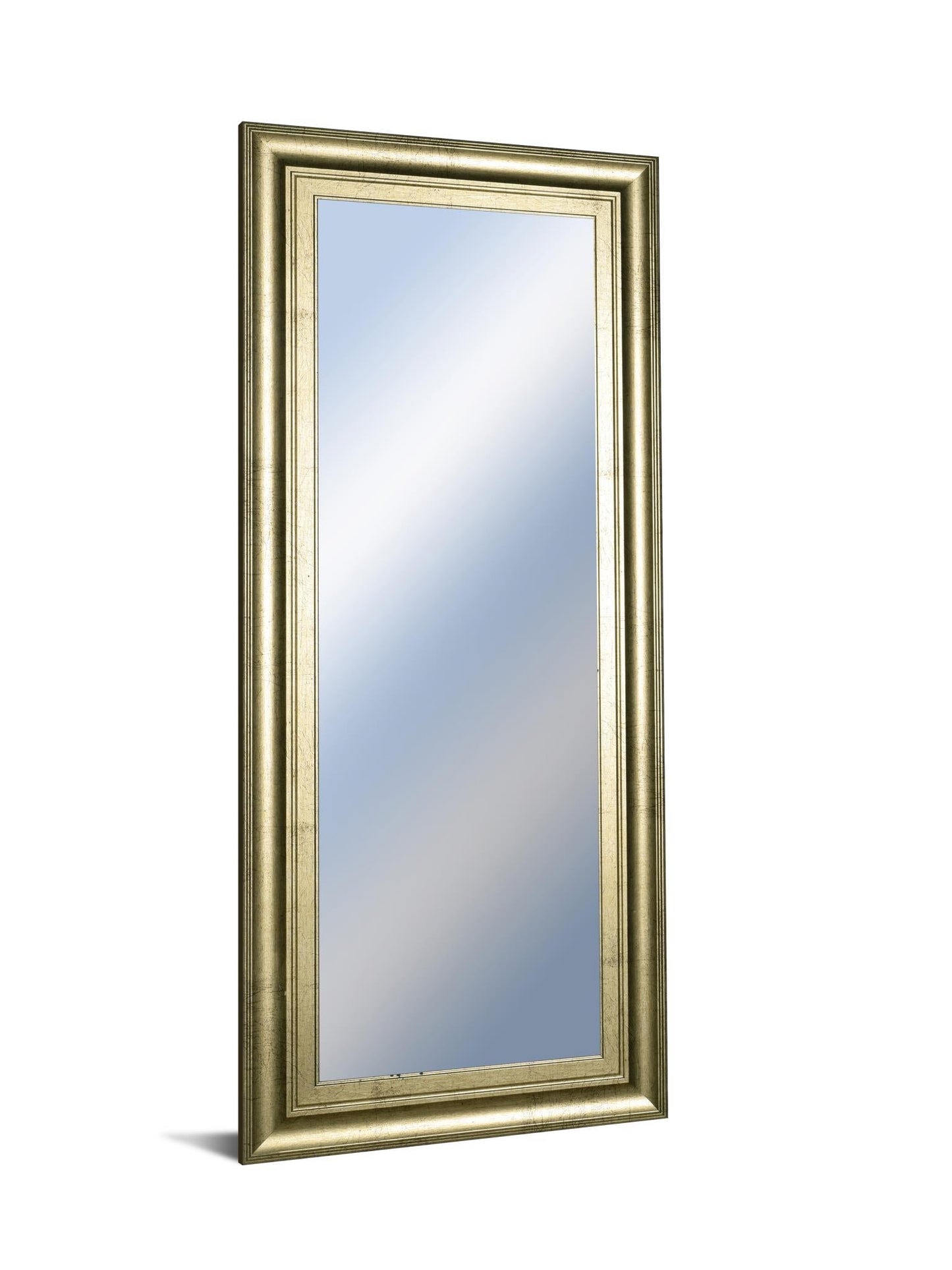 18x42 Decorative Framed Wall Mirror By Classy Art Promotional Mirror Frame #40 - Yellow Classy Art