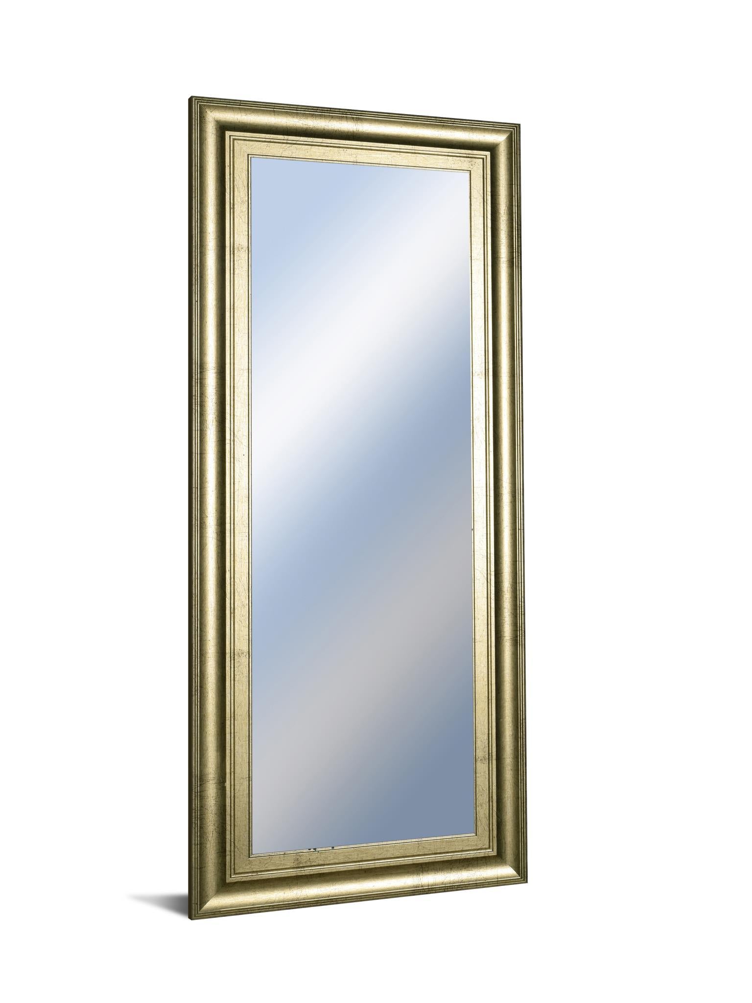 18x42 Decorative Framed Wall Mirror By Classy Art Promotional Mirror Frame #40 - Yellow Classy Art