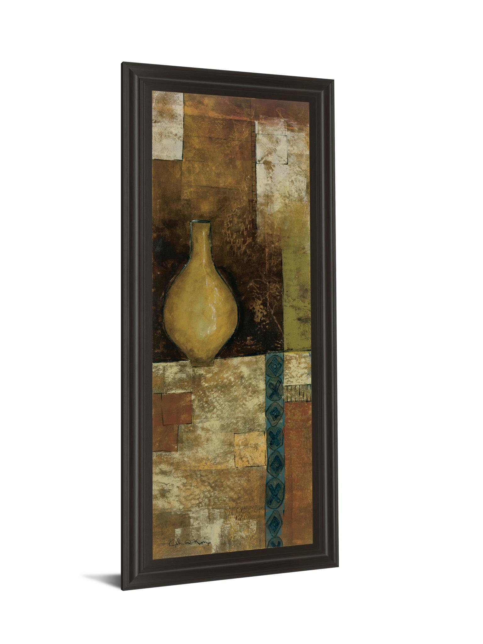 Autumn Solitude I By John Kime - Framed Print Wall Art - Dark Brown Classy Art