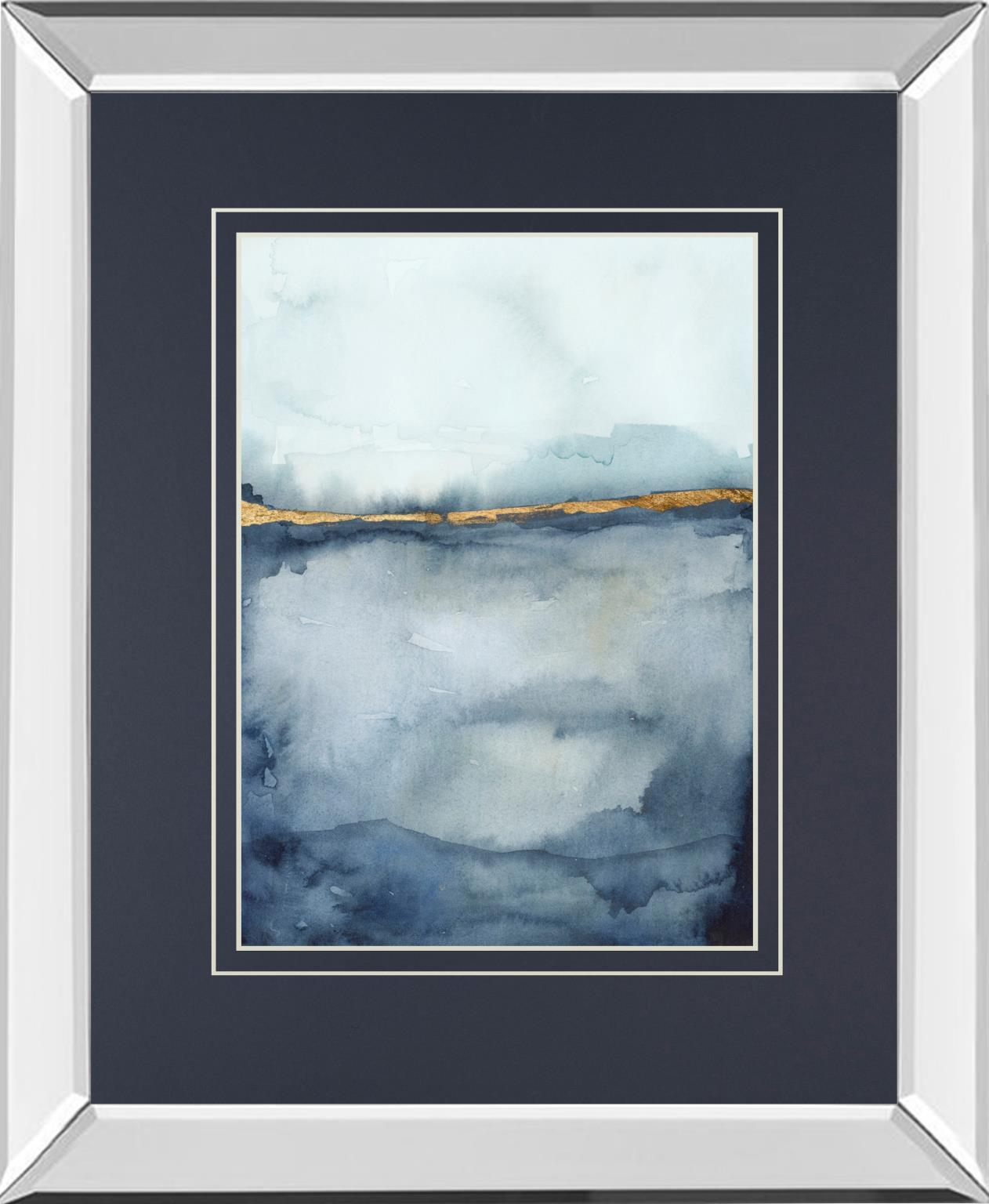 Coastal Horizon II By Victoria Borges - Light Blue Classy Art