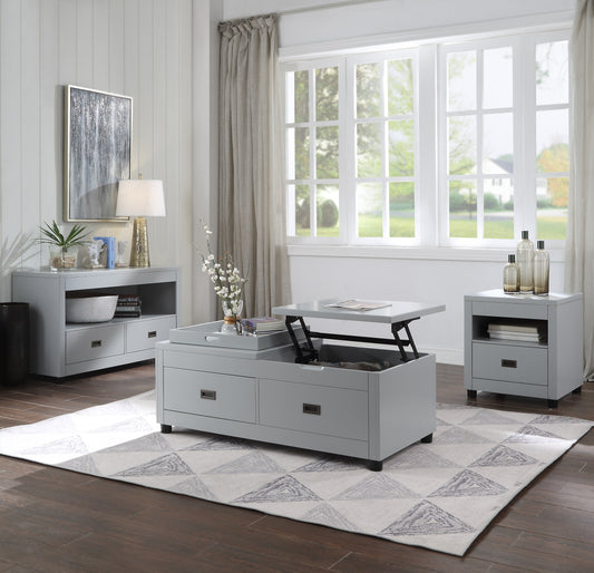 Eleanor Dove Gray Coffee Table ACME East