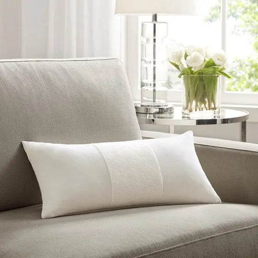 Oblong Decor Pillow White Olliix.com