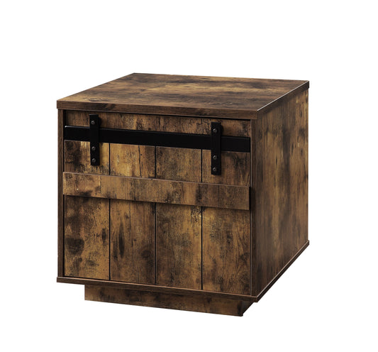 Bellarosa Rustic Oak End Table ACME East