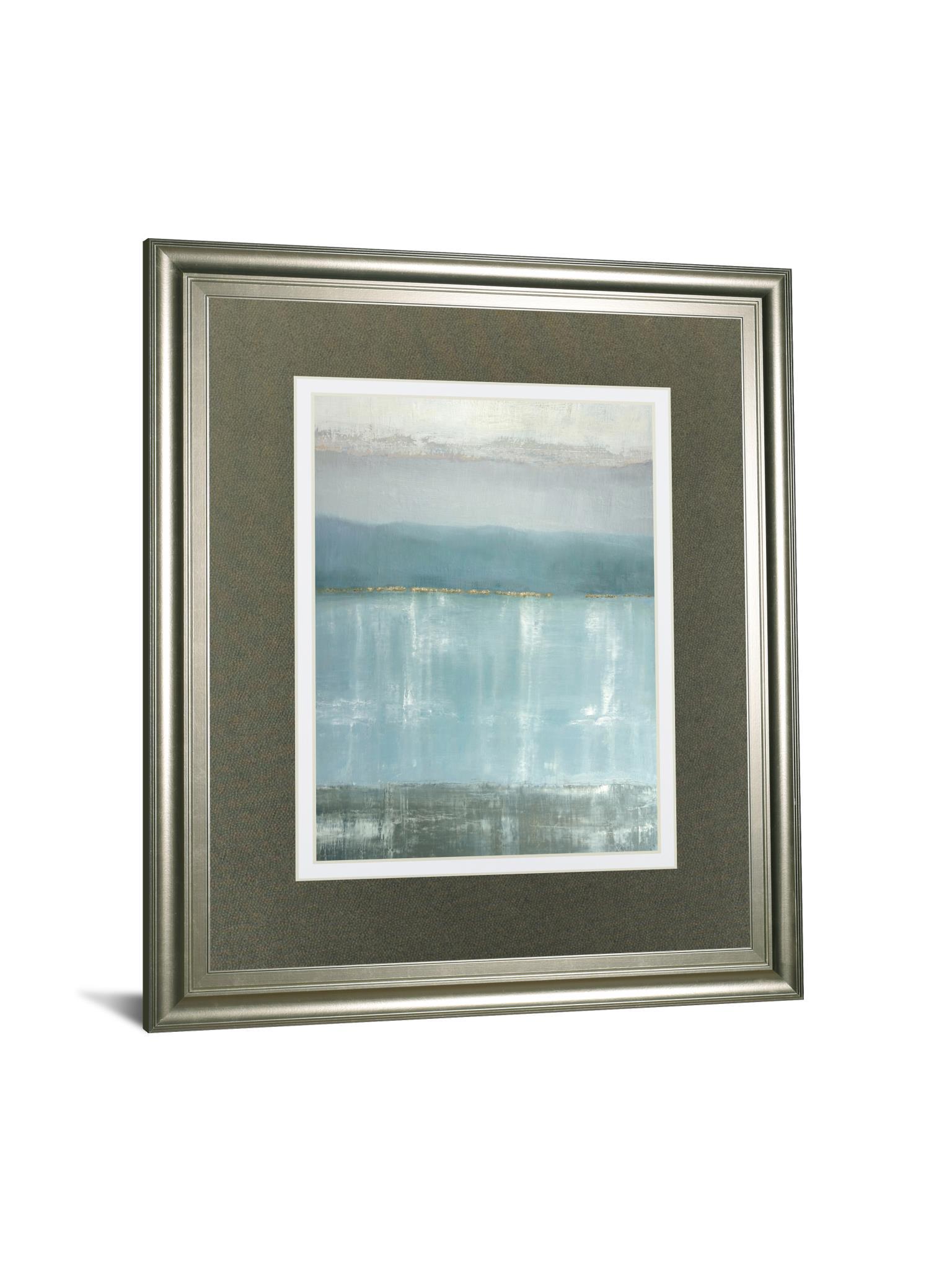 Twilight Blues By Caroline Gold - Framed Print Wall Art - Blue Classy Art