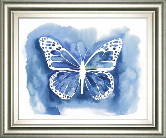 22x26 Butterfly Inkling I By Grace Popp - Blue Classy Art