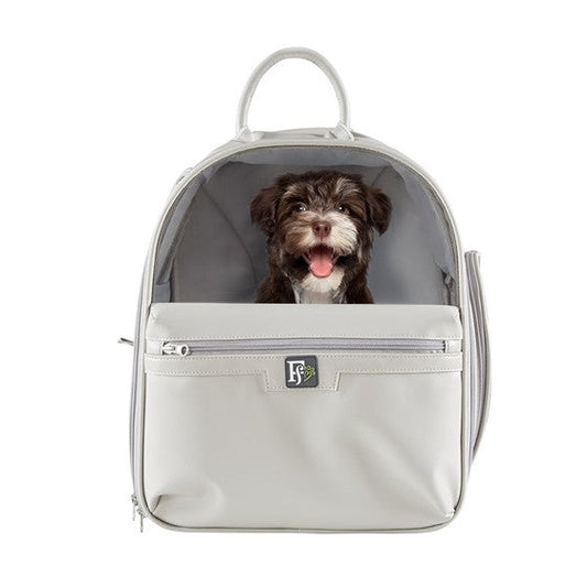 Dog Backpack Grey Olliix.com