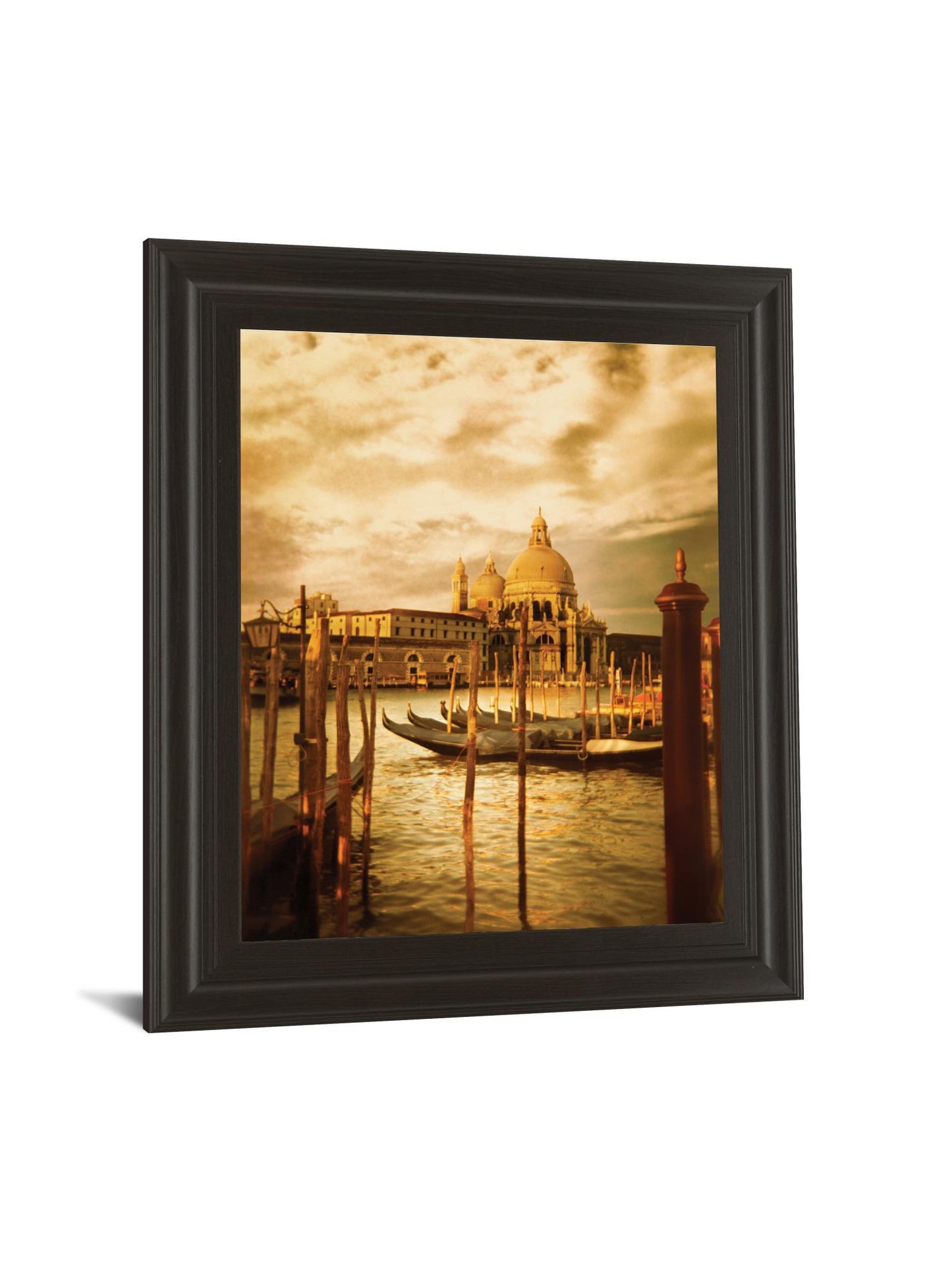 Venezia Sunset Il By Thompson - Framed Print Wall Art - Gold Classy Art