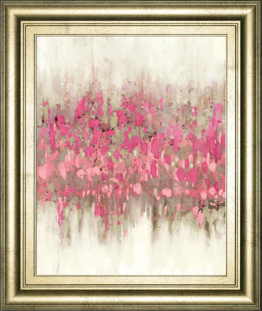 22x26 Crossing Abstract I By DanMeneely - Pink Classy Art