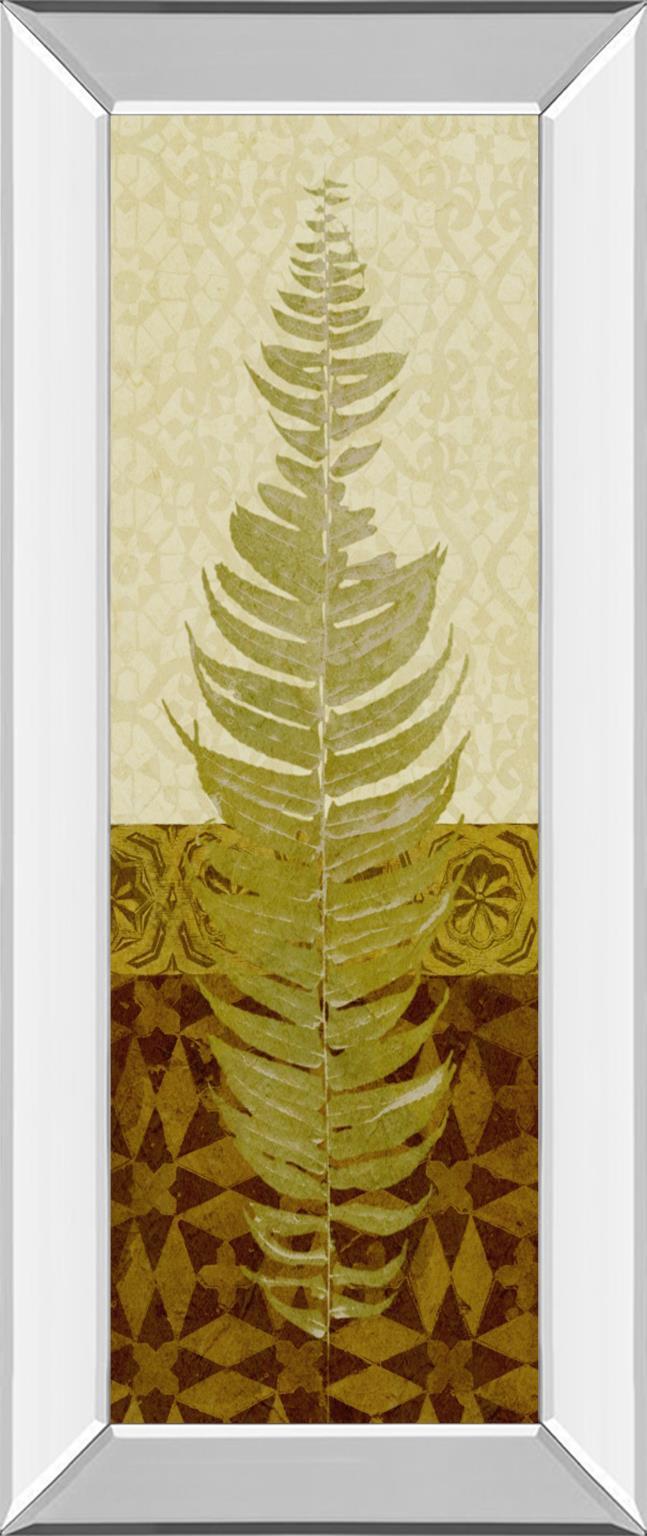 Tropical Frond II By Alonzo Saunders - Light Brown Classy Art