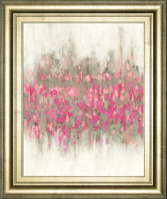 22x26 Crossing Abstract II By DanMeneely - Pink Classy Art