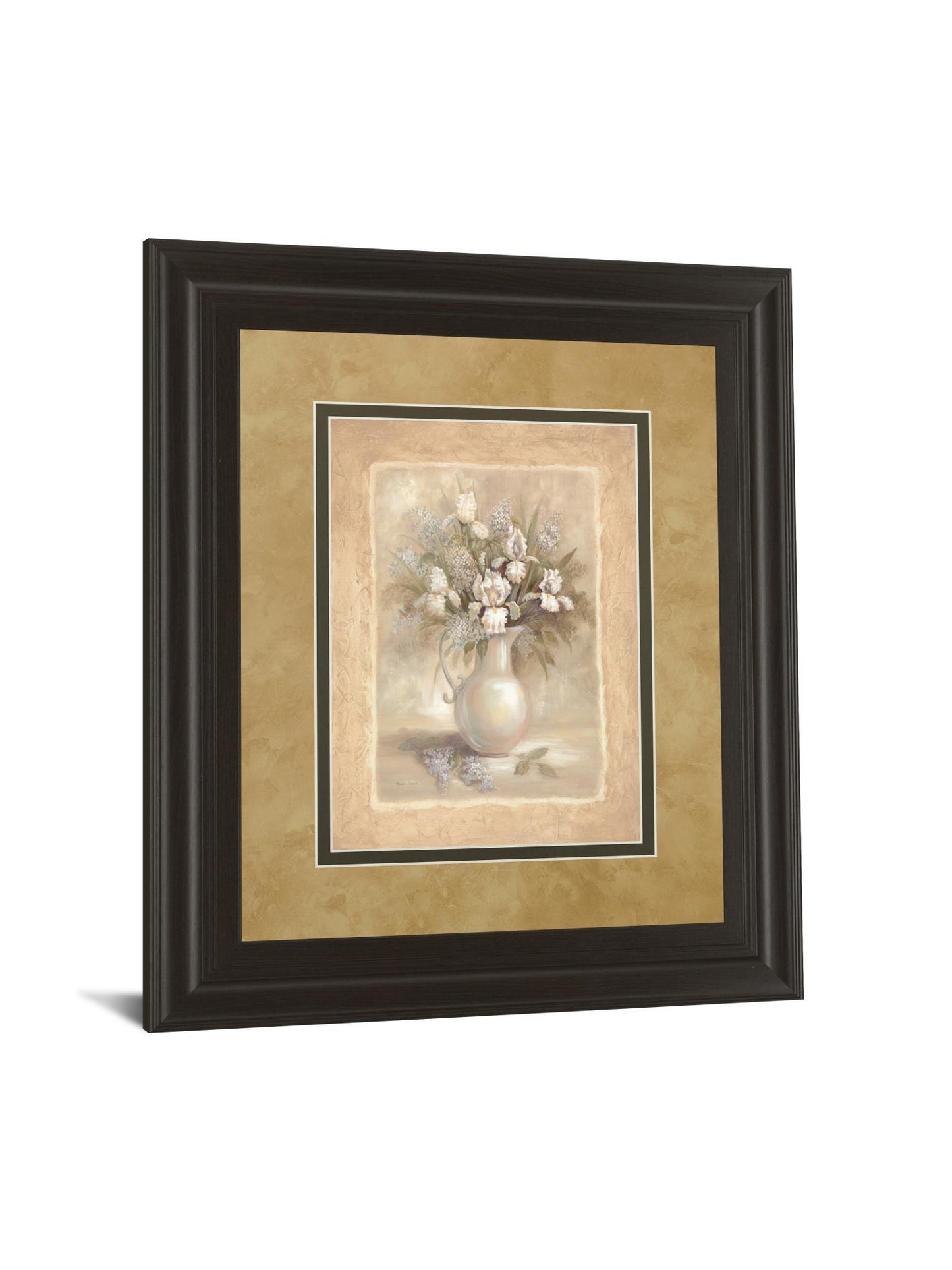 White Bounty I By Vivian Flasch - Framed Print Wall Art - White Classy Art