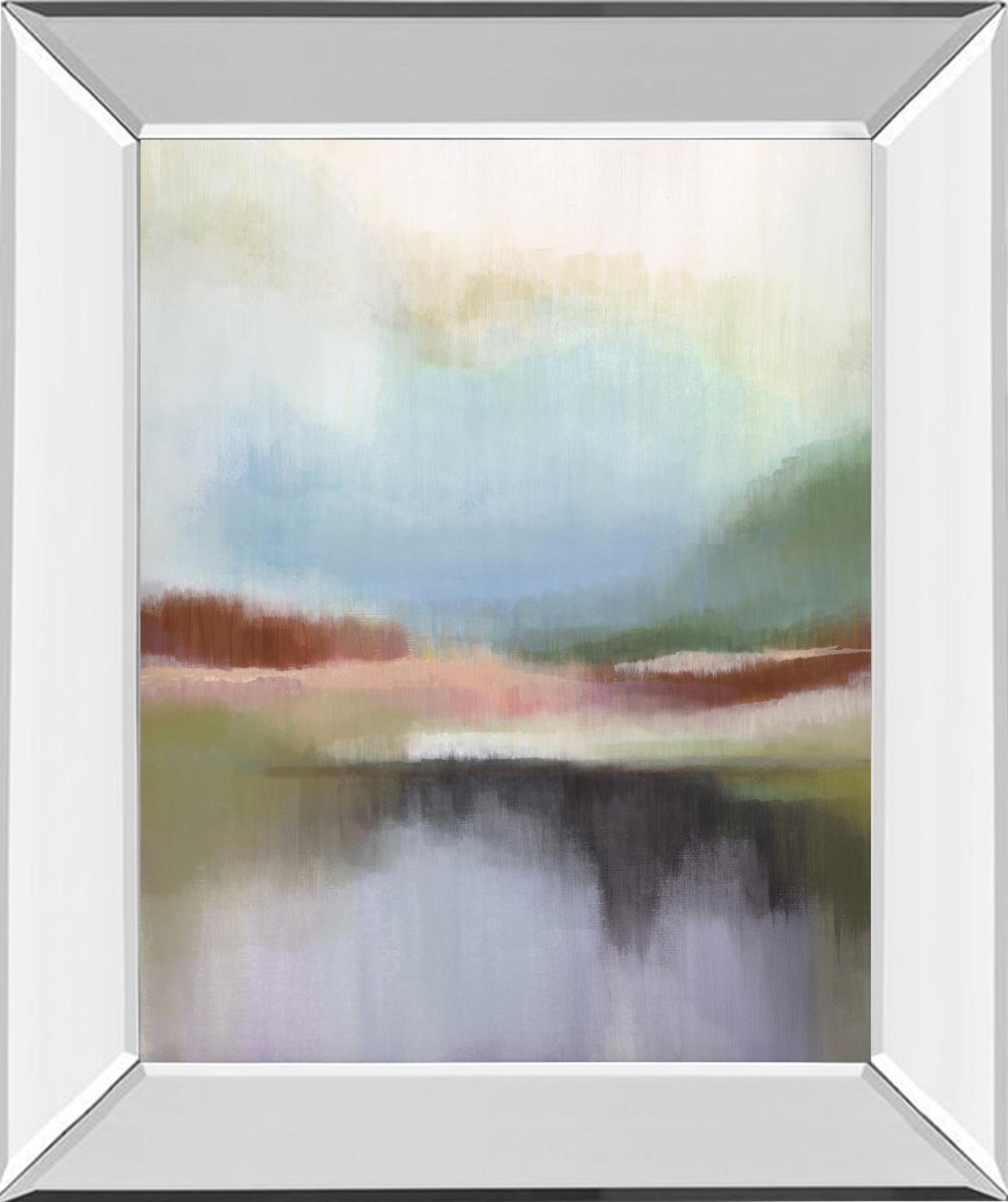 Spring Lake I By Alison Jerry - Light Blue Classy Art