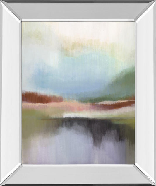 Spring Lake I By Alison Jerry - Light Blue Classy Art