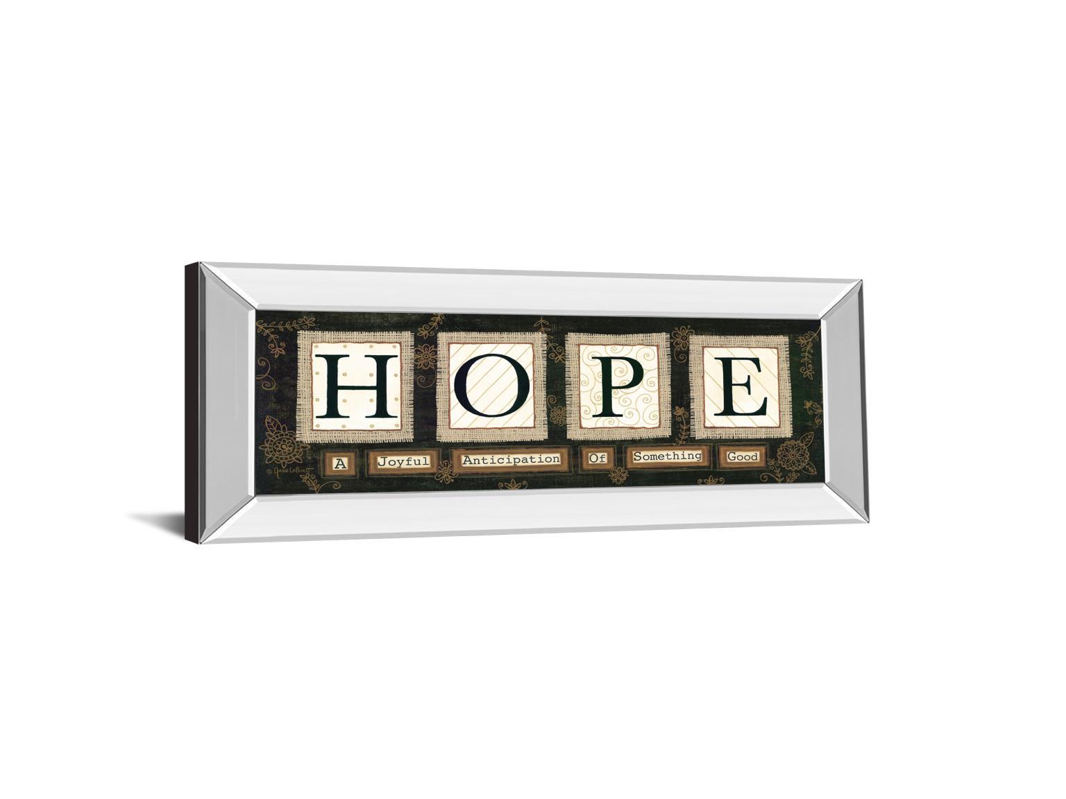 Hope By Anne Lapoint - Dark Brown Classy Art