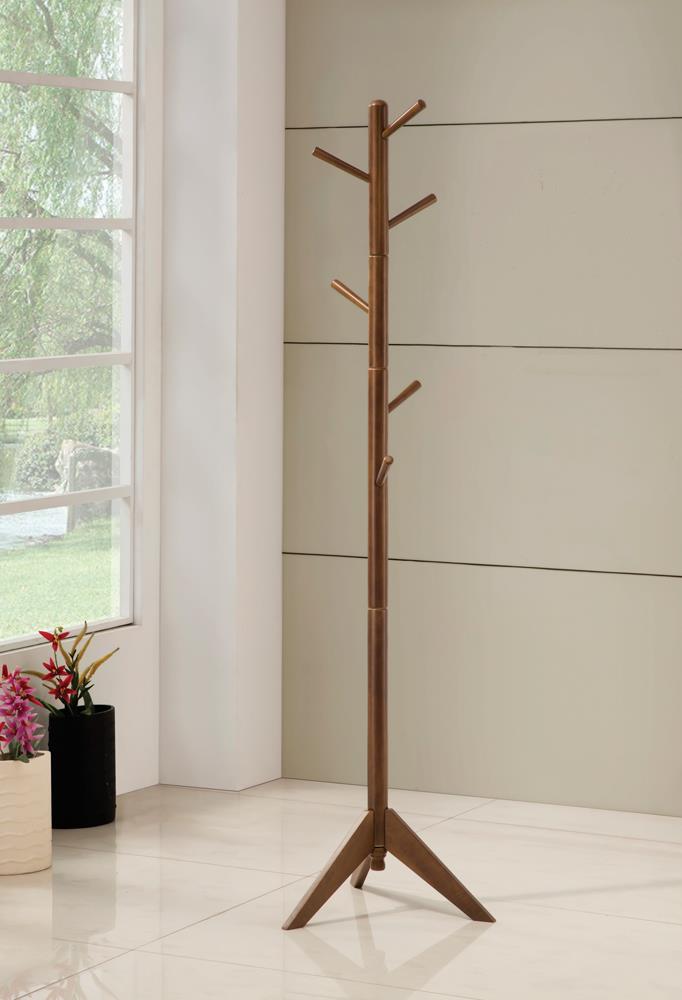 Traditional Brown Coat Rack Coaster Z2 Premium