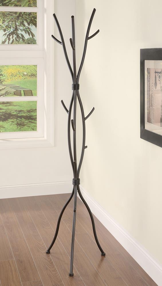 G900864 Casual Brown Twig Style Metal Coat Rack Coaster Z2 Premium