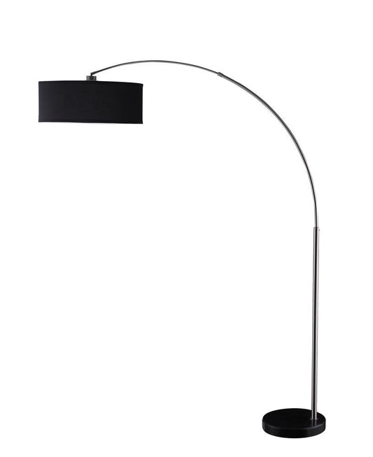 G901486 Contemporary Black and Chrome Floor Lamp Coaster Z2 Premium