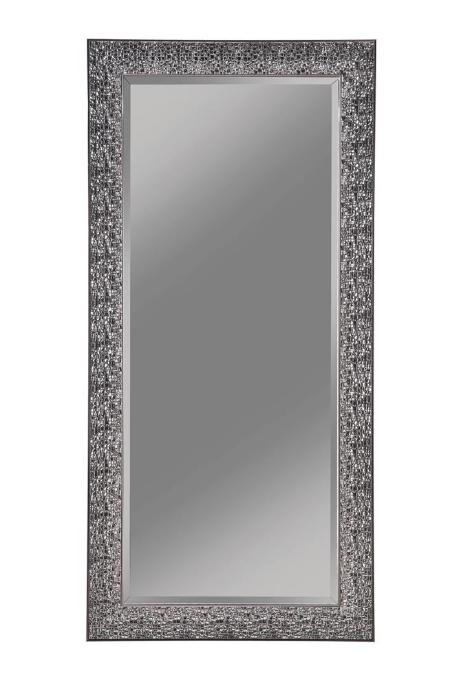 Transitional Black Mosaic Rectangular Mirror Coaster Z2 Premium