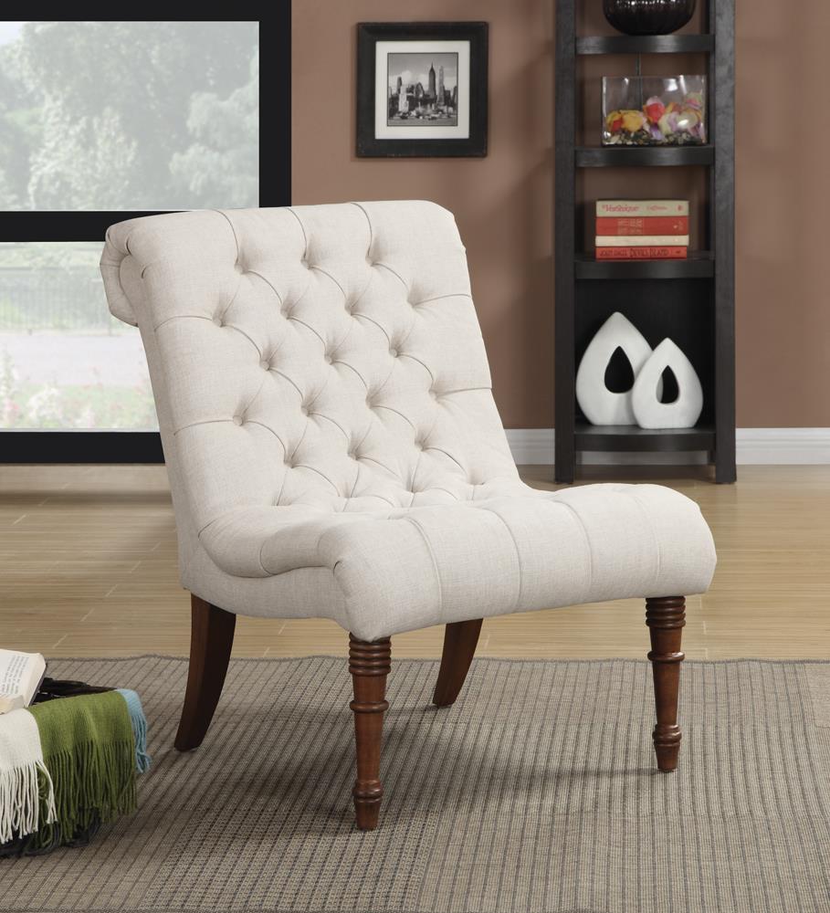 Traditional Oatmeal Slipper Chair Coaster Z2 Premium