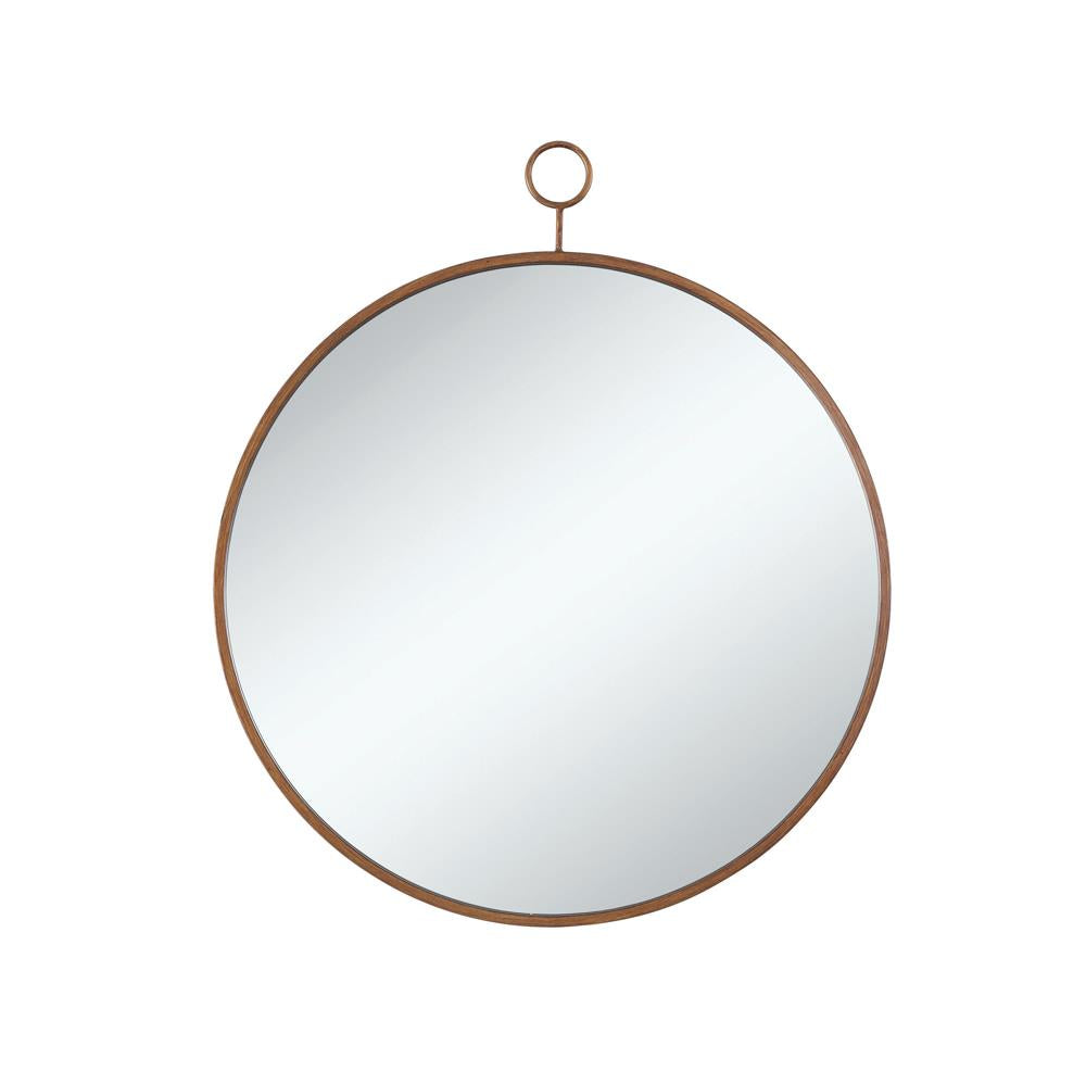 G902354 Round, Gold Mirror Coaster Z2 Premium