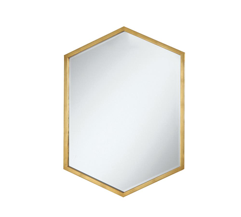 Unique Hexagon Shaped Mirror Coaster Z2 Premium