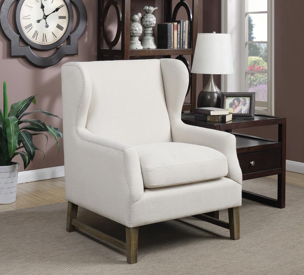 G902490 Traditional Cream Accent Chair Coaster Z2 Premium