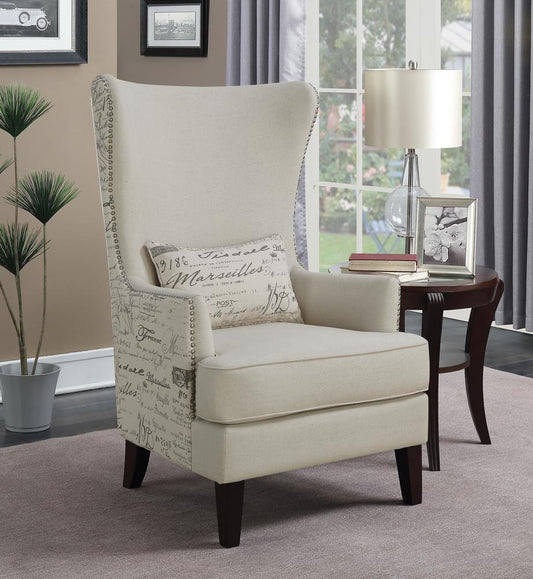 Traditional Cream Accent Chair Coaster Z2 Premium