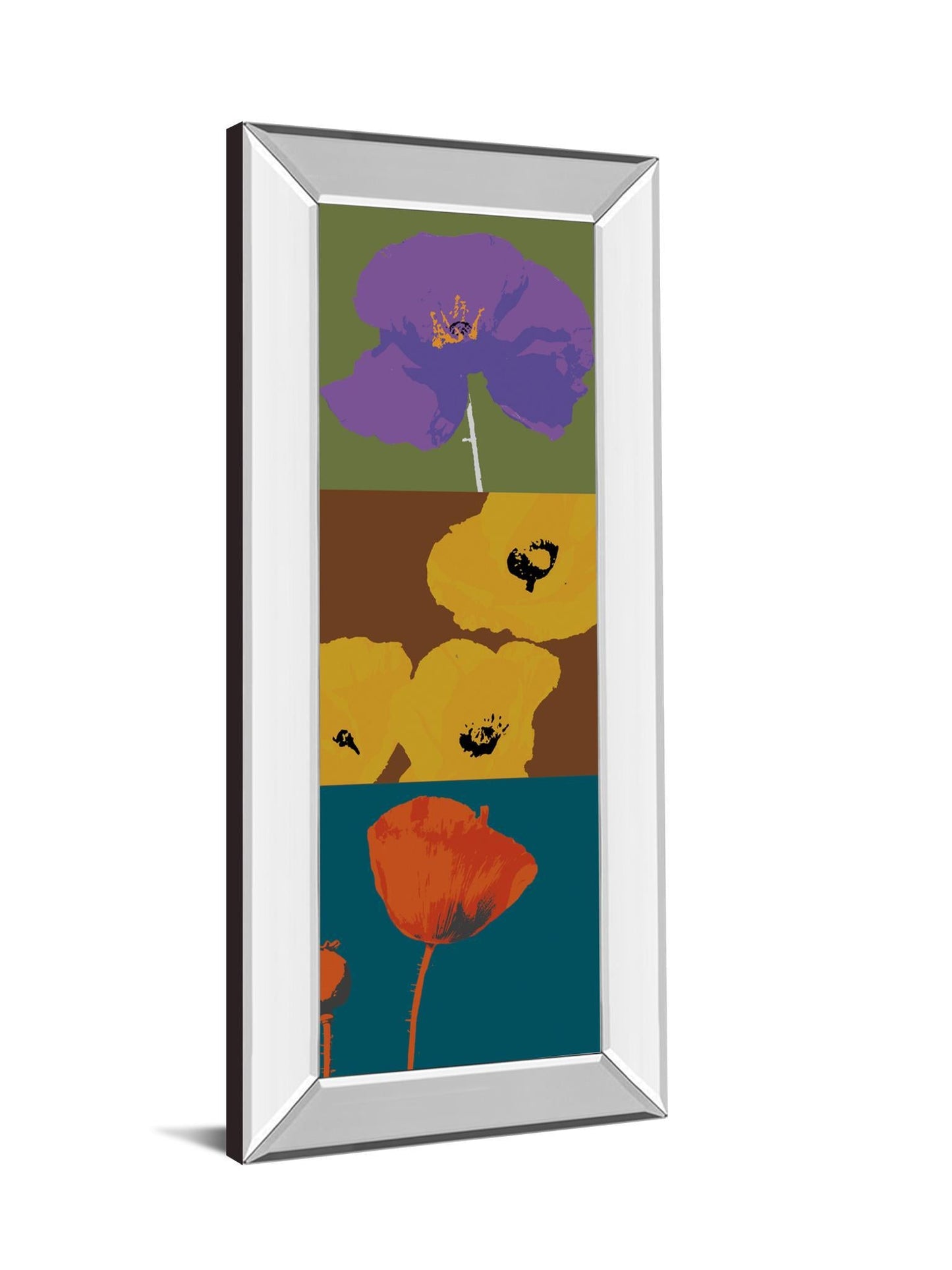 18x42 Pop Poppies By Li-Legger - Blue Classy Art