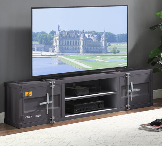 Cargo Gunmetal TV Stand ACME East