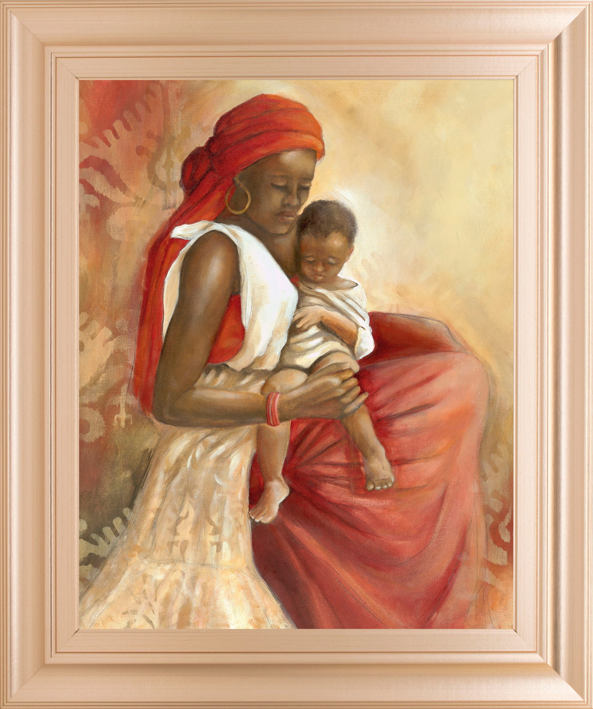 Beauty Of Love I By Carol Robinson - Framed Print Wall Art - Red Classy Art