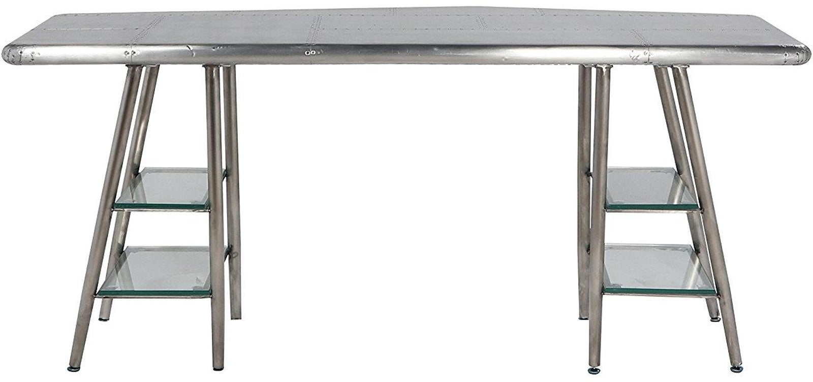 Acme Furniture Brancaster Desk in Aluminum 92790 ACME East