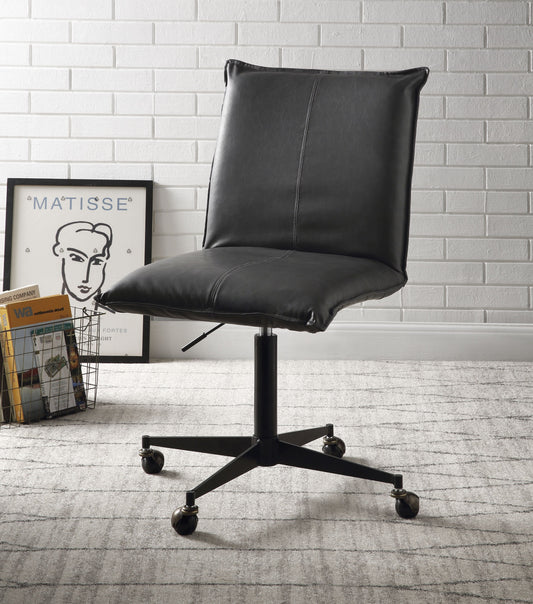 Airmont Onyx PU & Black Office Chair w/Lift ACME East