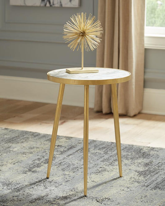 Modern Marble and Gold Accent Table Coaster Z2 Premium