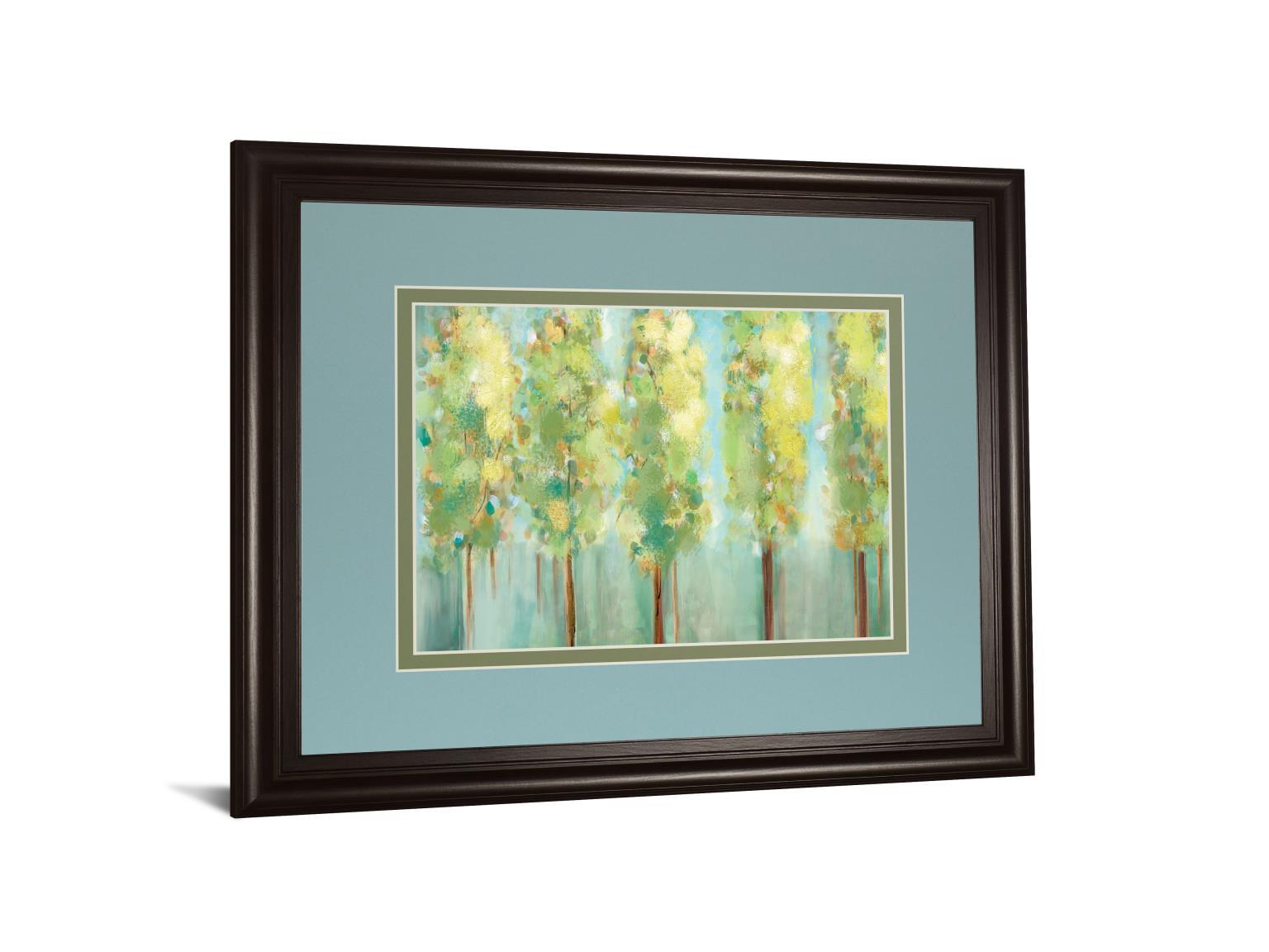 Turnwood By Susan Jill - Framed Print Wall Art - Green Classy Art