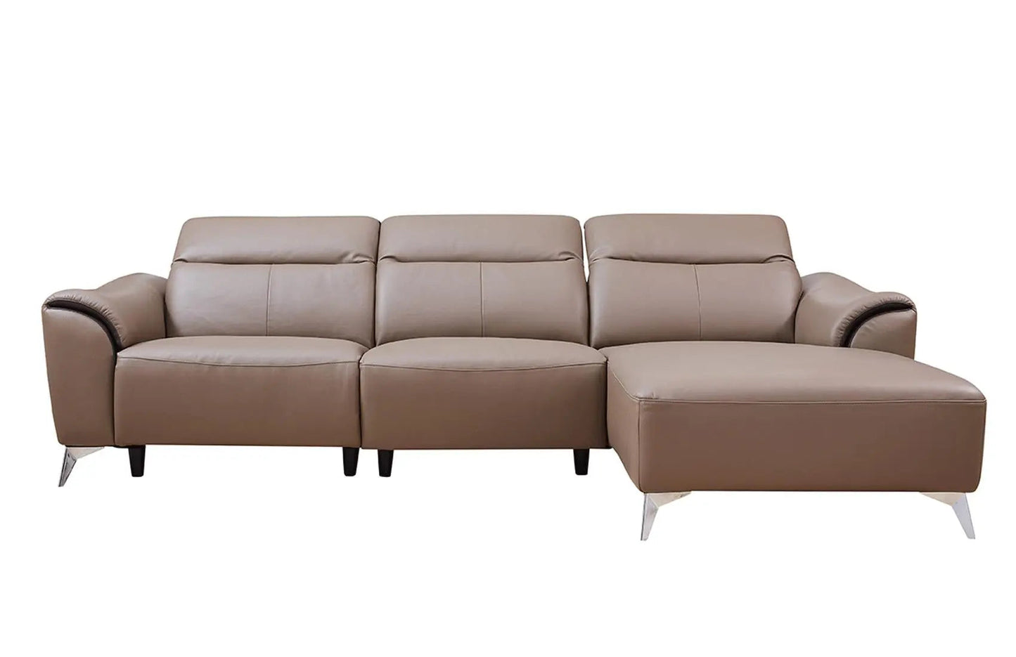 950 Premium Leather Sectional in Brown Color by ESF Furniture ESF Furniture