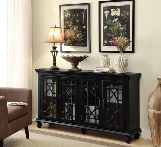 Traditional Black Accent Cabinet Coaster Z2 Premium