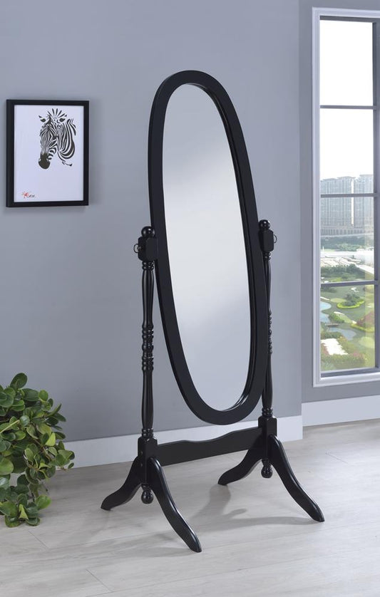 G950803 Transitional Black Cheval Mirror Coaster Z2 Premium