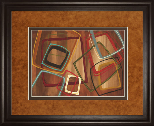 Twenty Tuesday I By Jeni Lee - Framed Print Wall Art - Dark Brown Classy Art