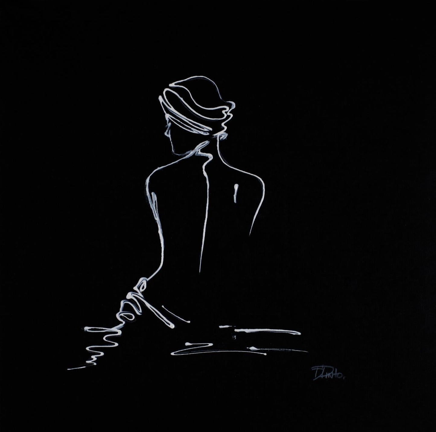 Spa Day Figurative II By Patricia Pinto - Black Classy Art