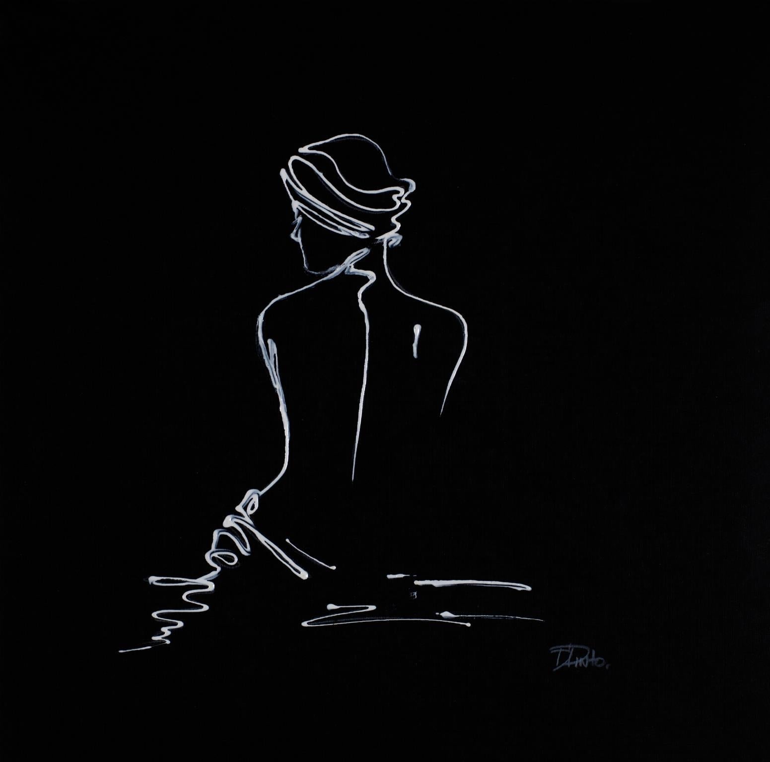 Framed - Spa Day Figurative II By Patricia Pinto - Black Classy Art
