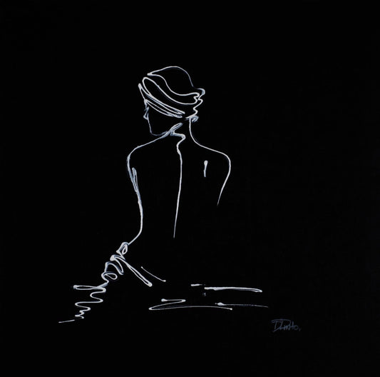 Framed - Spa Day Figurative II By Patricia Pinto - Black Classy Art