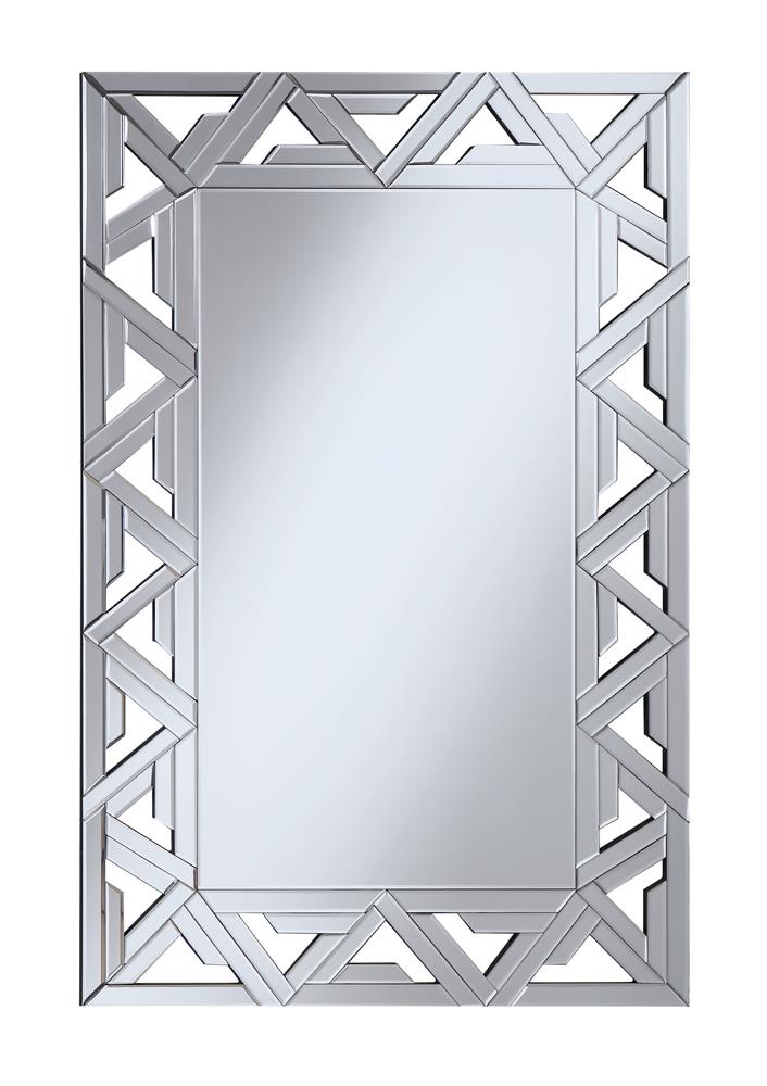 G960089 Contemporary Silver Wall Mirror Coaster Z2 Premium