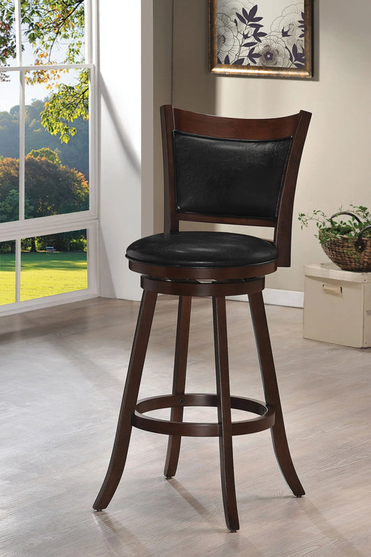 Tabib PU & Cappuccino Bar Chair (1Pc) ACME East