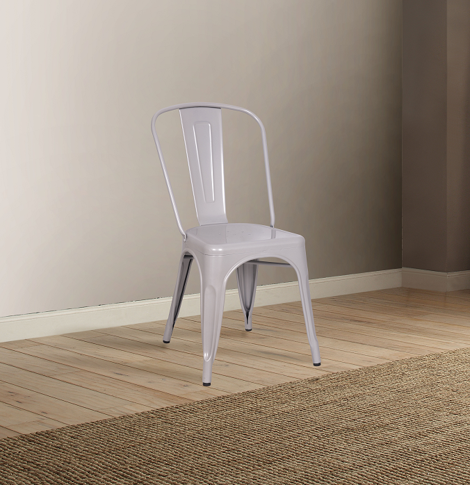 Jakia Silver Side Chair ACME East