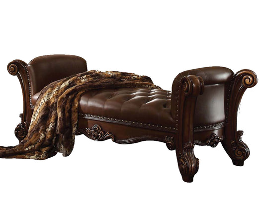 Acme Vendome Bench in Cherry 96490 ACME East