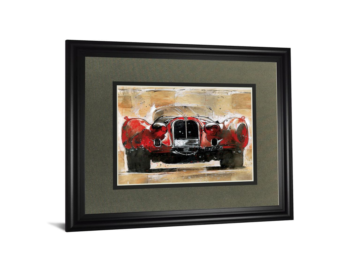 Vintage Red By Wiley M.g. - Red Classy Art