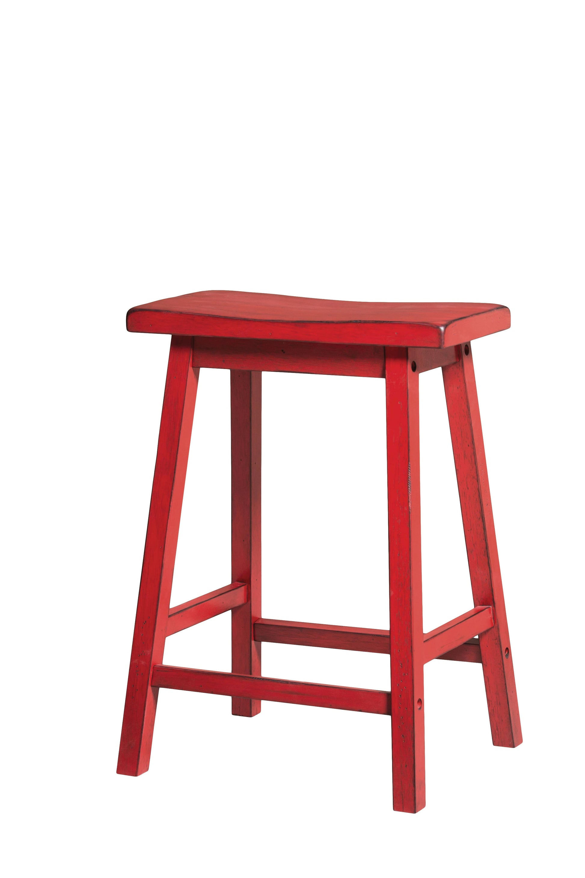 Gaucho Antique Red Counter Height Stool ACME East