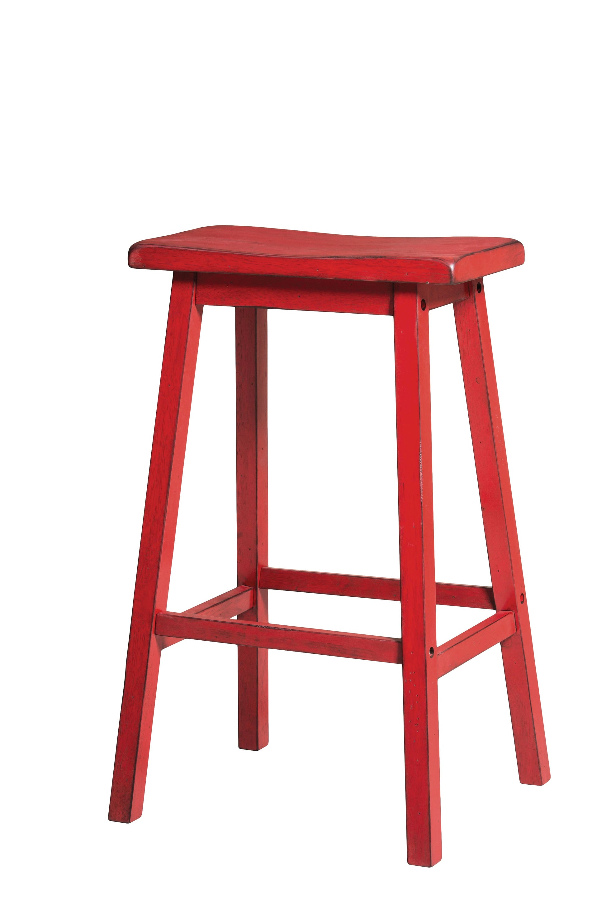 Gaucho Antique Red Bar Stool ACME East