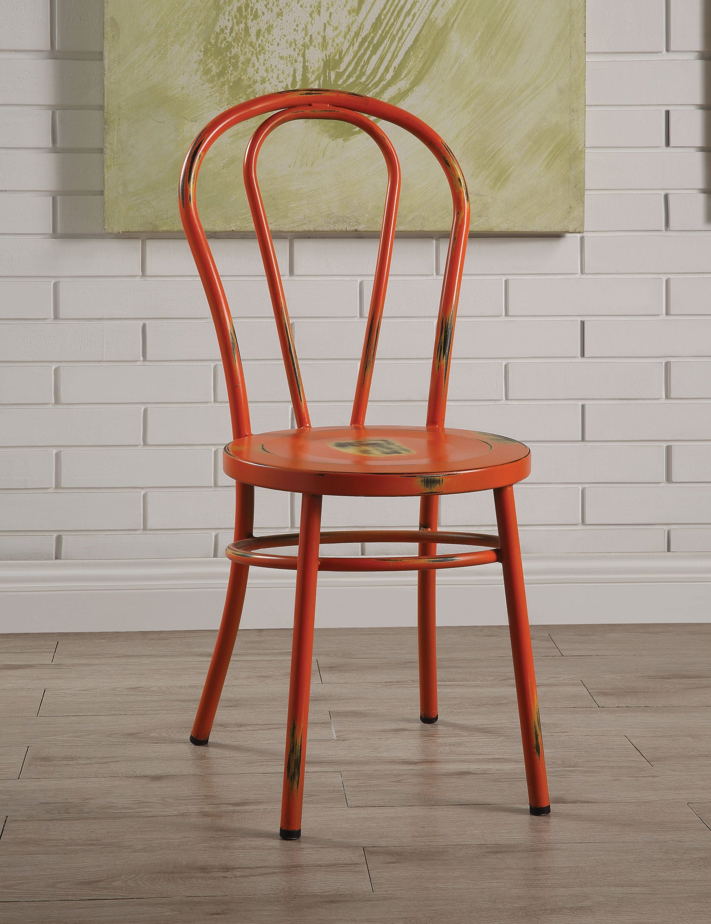 Jakia Antique Orange Side Chair ACME East